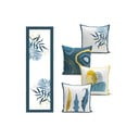 Zestaw 4 poszewek na poduszki i beżnika – Mila Home