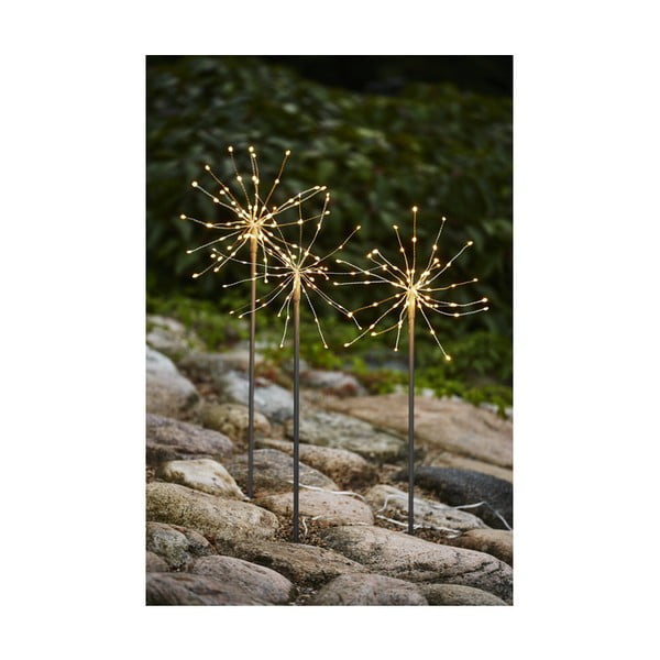 Ogrodowa wbijana dekoracja świetlna Star Trading Outdoor Firework Muria, wys. 65 cm