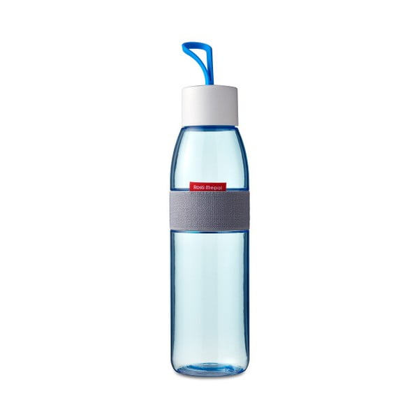 Jasnoniebieska butelka na wodę Rosti Mepal Ellipse, 500 ml