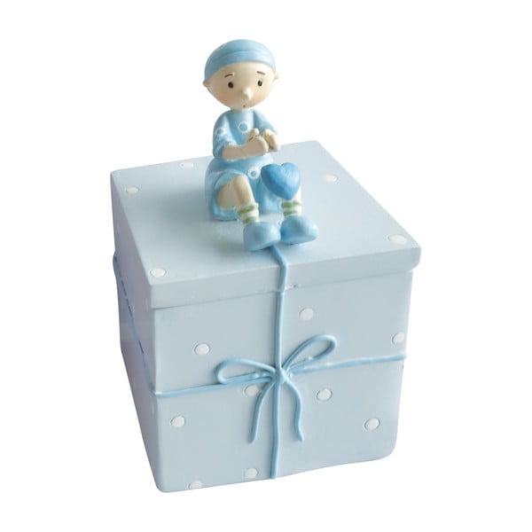 Niebieskie pudełko ozdobne na drobiazgi Cofanetto