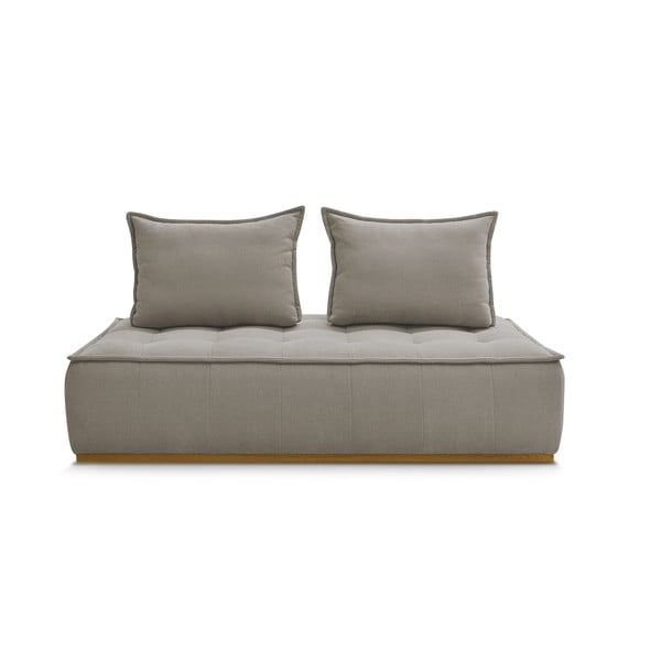 Szarobrązowa sofa z tkaniny szenilowej 175 cm Elisa – Bobochic Paris