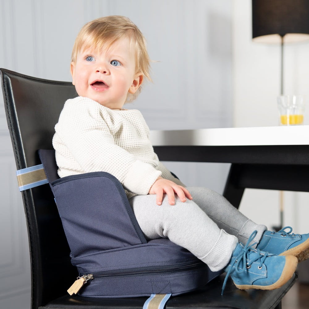 Ciemnoniebieska poduszka na krzesło dla dziecka Booster Seat – Roba (zdjęcie 3)