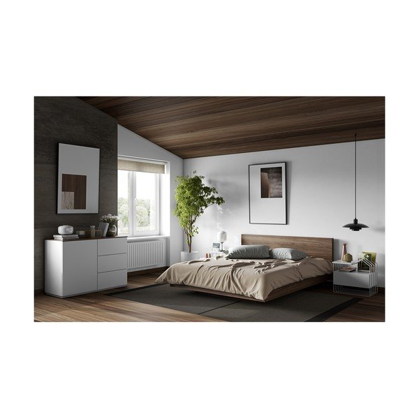 Łóżko dwuosobowe TemaHome Float, 180x200 cm-image-4