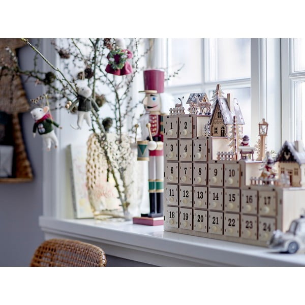 Drewniane figurki świąteczne zestaw 2 szt. (wysokość 38 cm) Darren – Bloomingville-image-3