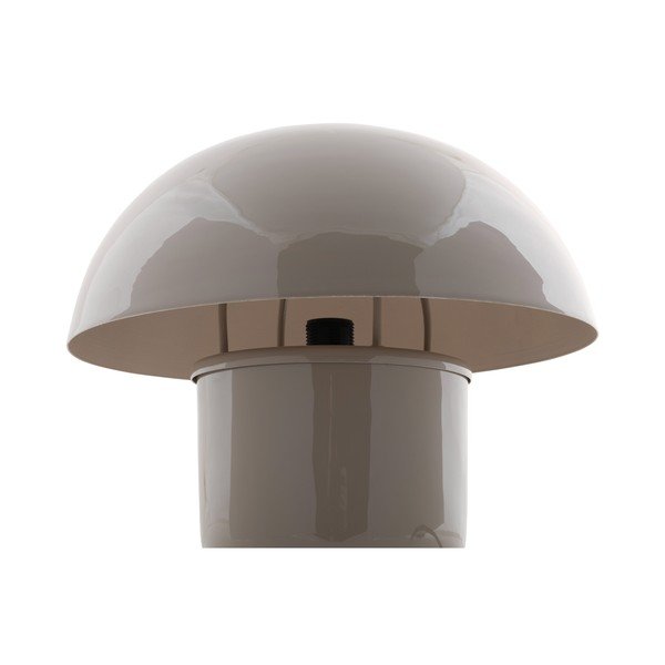 Szara lampa stołowa z metalowym kloszem (wysokość 25 cm) Fat Mushroom – Leitmotiv-image-2