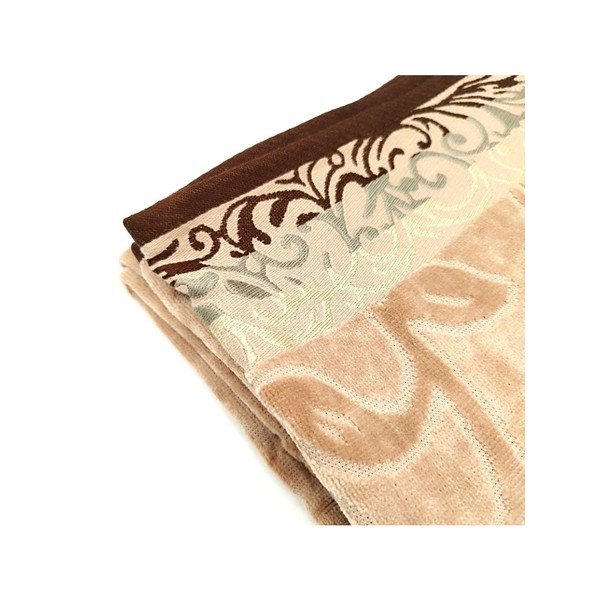 Brązowy bawełniany ręcznik kąpielowy 70x140 cm Skyline – JAHU collections-image-1