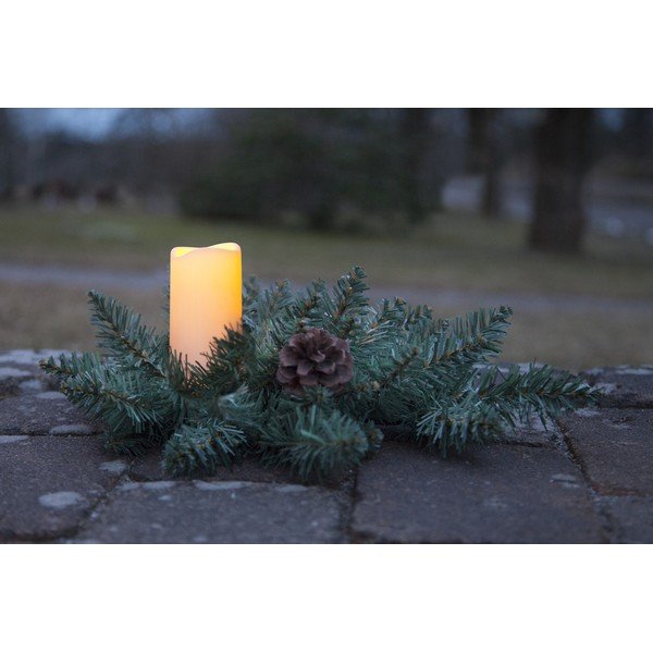 Biało-zielona dekoracja świetlna ze świątecznym motywem Serene – Star Trading-image-2