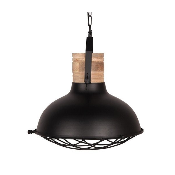 Czarna lampa sufitowa LABEL51 Grid, ⌀ 52 cm-image-2