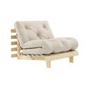 Fotel rozkładany Karup Design Roots Raw/Beige
