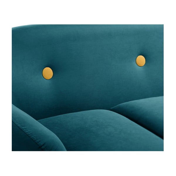 Turkusowozielony 3-osobowy narożnik prawostronny Scandi by Stella Cadente Maison-image-1