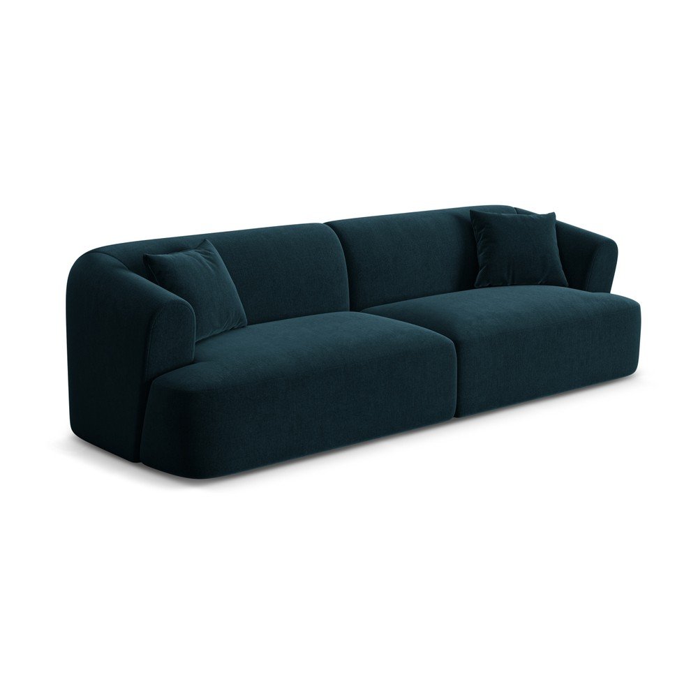 Morska aksamitna sofa 255 cm Campi – Cosmopolitan Design (zdjęcie 2)