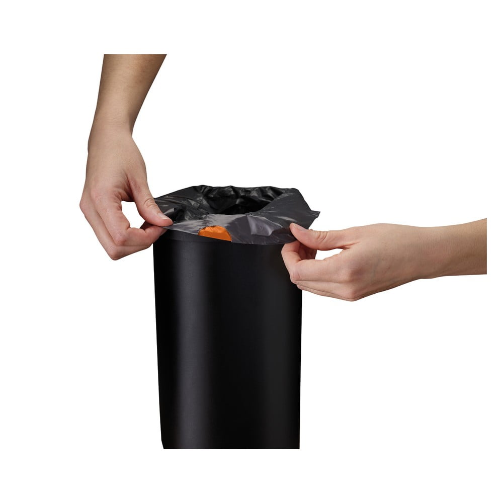 Stalowy kosz na śmieci z pedałem w kolorze matowej czerni 5 l EasyStore Luxe – Joseph Joseph (zdjęcie 5)
