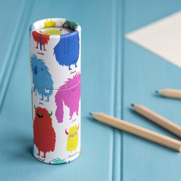 Zestaw 12 mini kredek Rex London Monsters Of The World-image-1