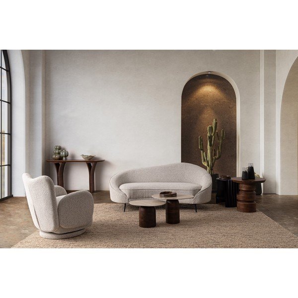 Jasnoszary obrotowy fotel Harper – Bizzotto-image-1