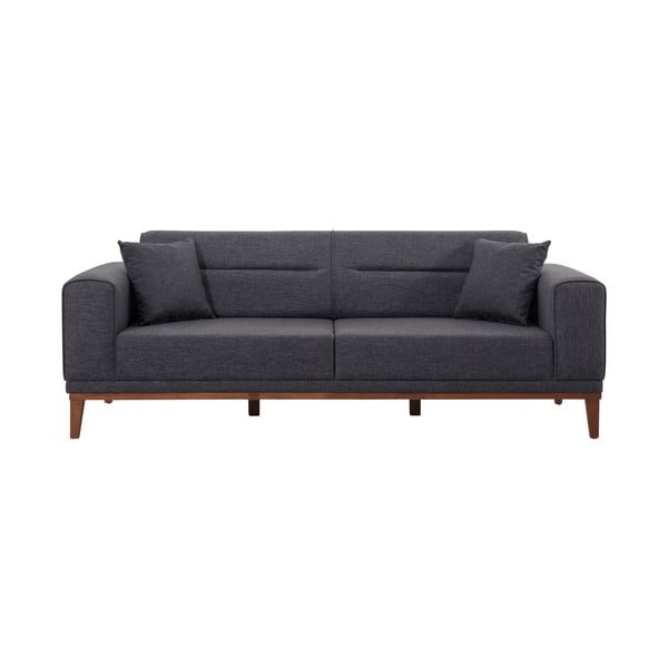 Antracytowa rozkładana sofa 223 cm Liones – Artie