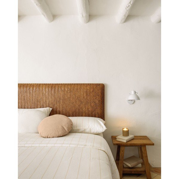 Brązowy zagłówek ze skóry 163x60 cm Natesa – Kave Home-image-3