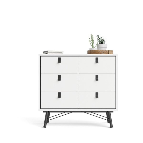 Biała komoda Tvilum Ry, 102 x 95 cm-image-4