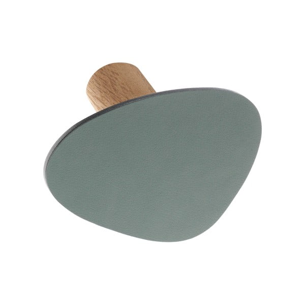 Szarozielony ścienny stalowy haczyk Dot L Nupo – LIND DNA