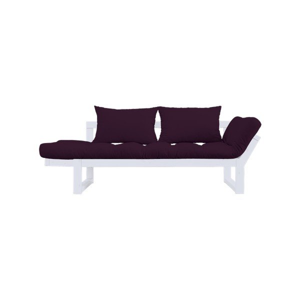 Sofa rozkładana Karup Edge White/Purple Plum-image-2
