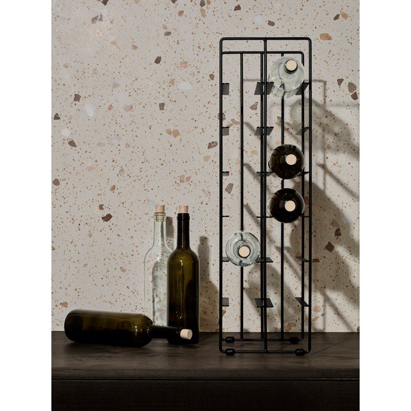 Czarny stojak na wino Blomus, 12 butelek-image-1