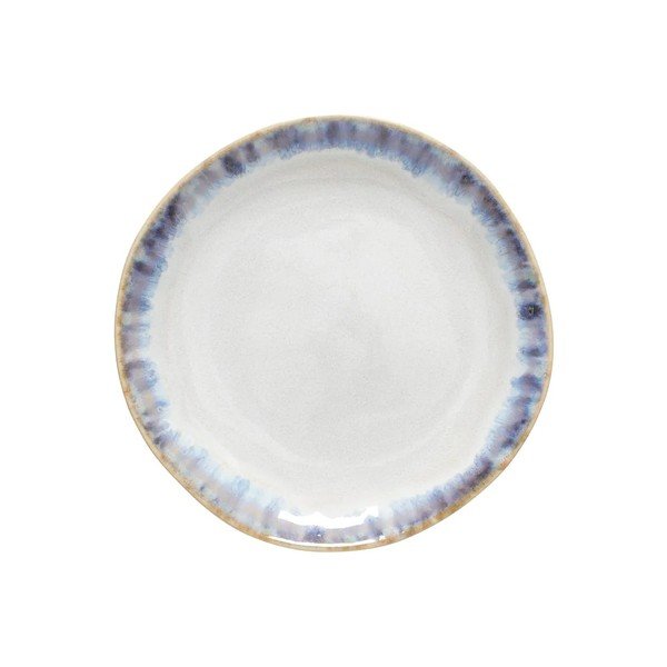 Biały/niebieski kamionkowy talerz deserowy ø 15 cm Brisa – Costa Nova