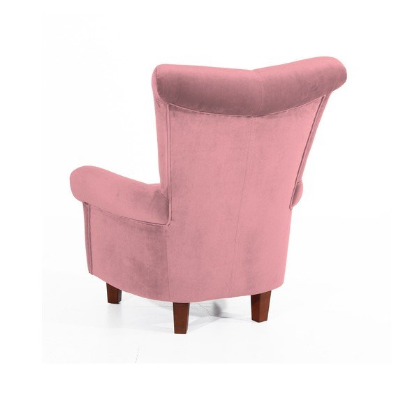 Różowy fotel Max Winzer Tilly-image-2