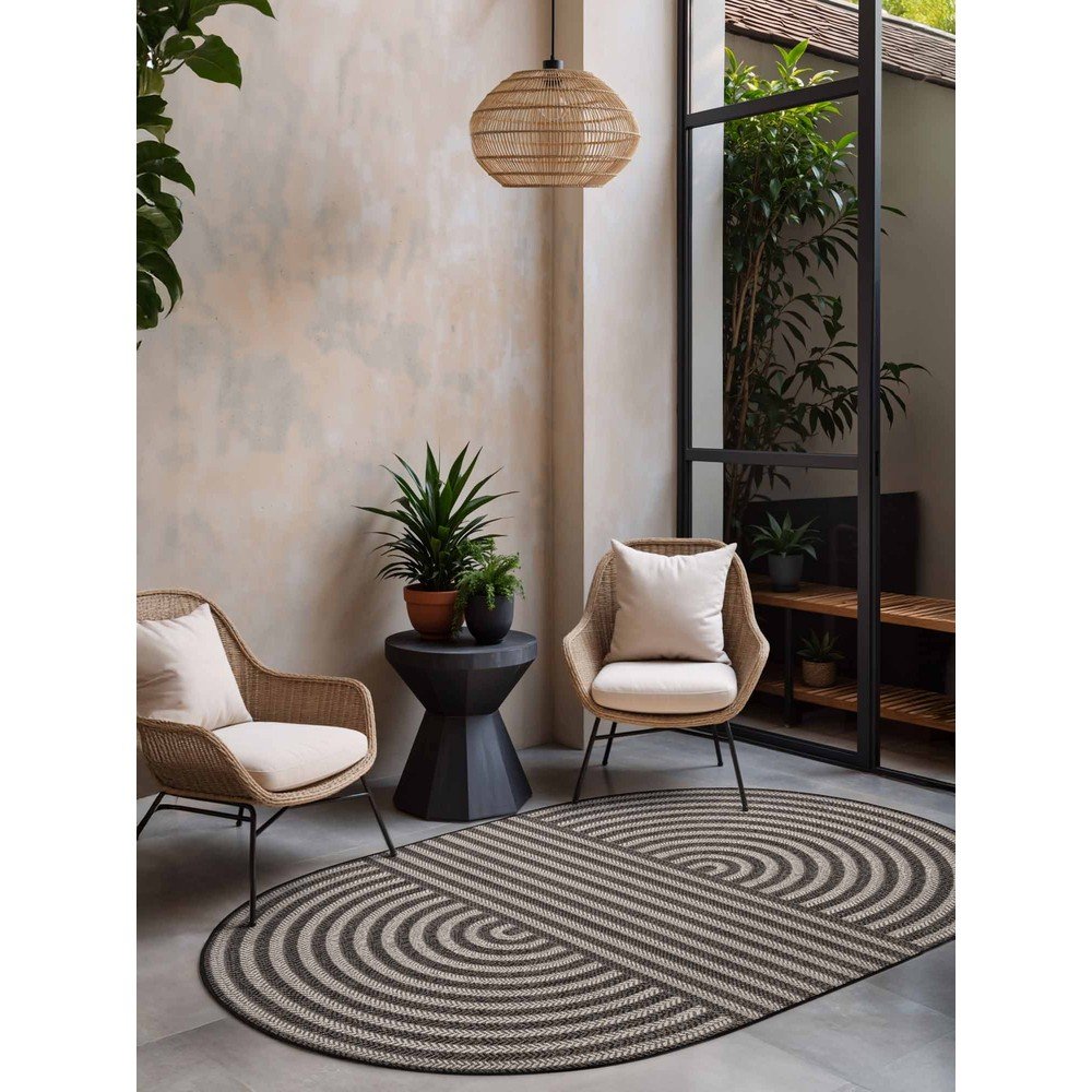 Czarno-kremowy dywan odpowiedni na zewnątrz 160x230 cm Haringey Woodfield – Ted Baker (zdjęcie 3)