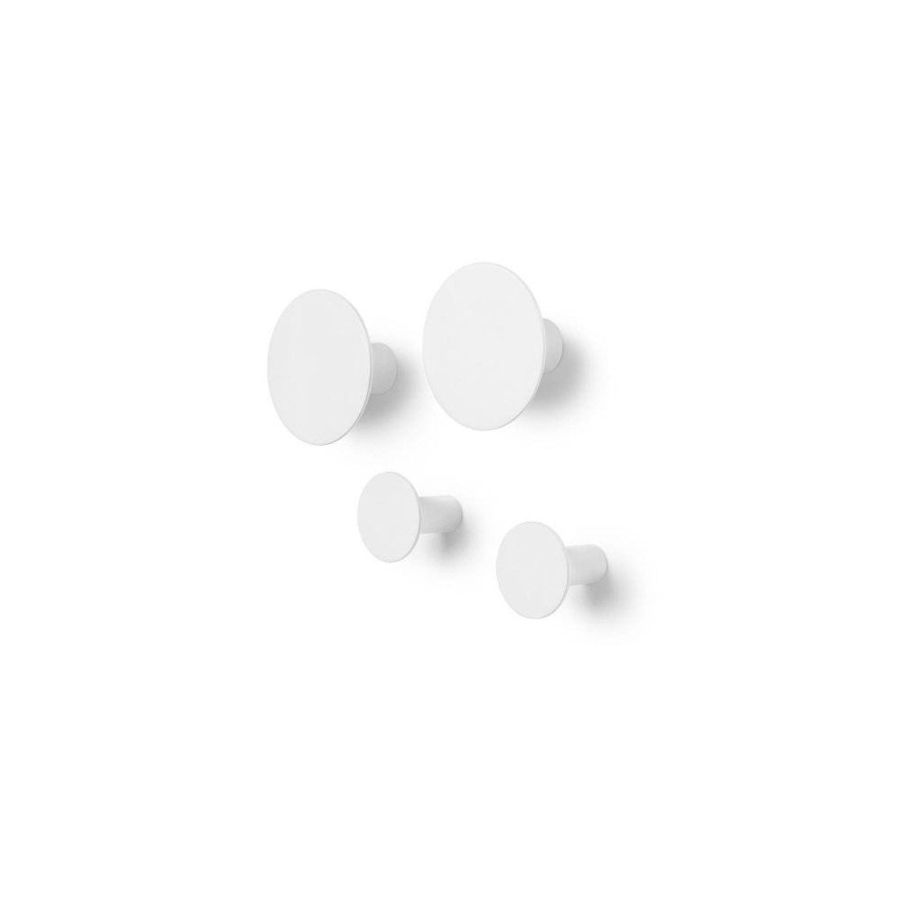 Zestaw 4 białych haczyków ściennych Blomus Ponto