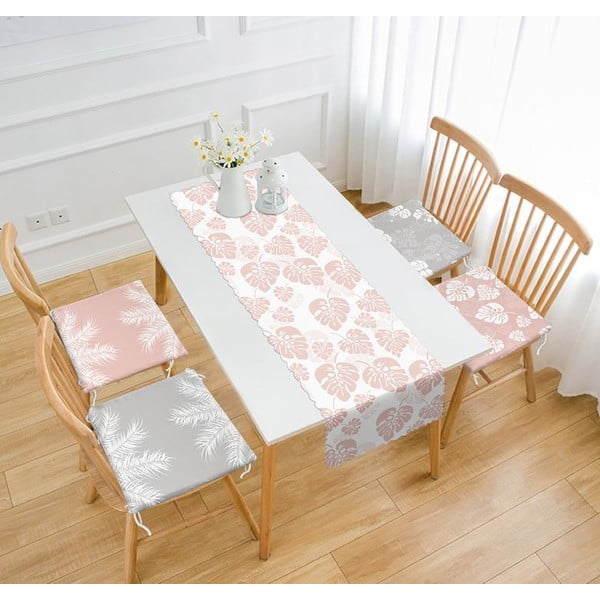 Zestaw poduszek na krzesła i bieżnika 5 szt. Tropical Leaves – Mila Home-image-1