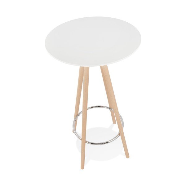 Biały stół barowy Kokoon Deboo, wys. 110 cm-image-2