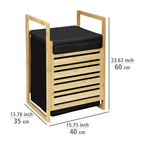 Tekstylny kosz na pranie 47 l Ecori – Wenko-image-4