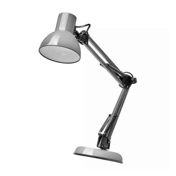 Szara lampa stołowa (wys. 48 cm) Lucas – EMOS