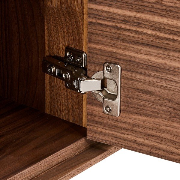 Duża brązowa komoda w dekorze drewna orzecha Furnhouse Tokyo-image-4