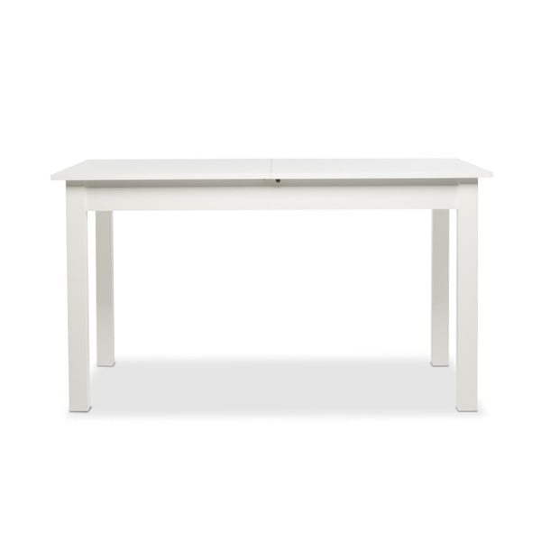 Biały stół rozkładany do jadalni Intertrade Coburg, 70x140 cm