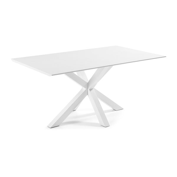 Stół z białymi nogami La Forma Arya Light, dł. 160 cm