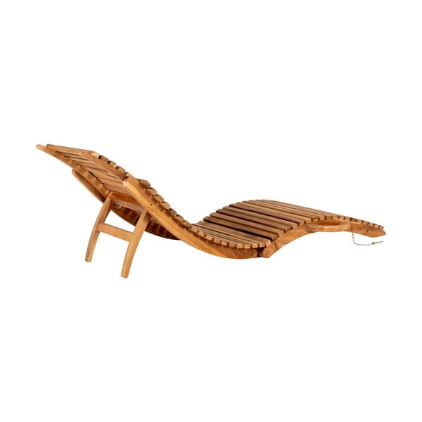 Leżak ogrodowy z drewna tekowego House Nordic Arrieta-image-4