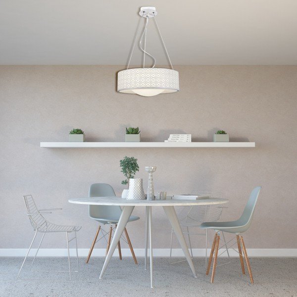 Biała lampa wisząca Homemania Decor Salvo-image-1