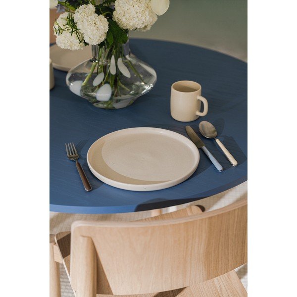 Brązowe/w kolorze srebra sztućce 4 szt. ze stali nierdzewnej dla 1 osoby Noli – noo.ma-image-4