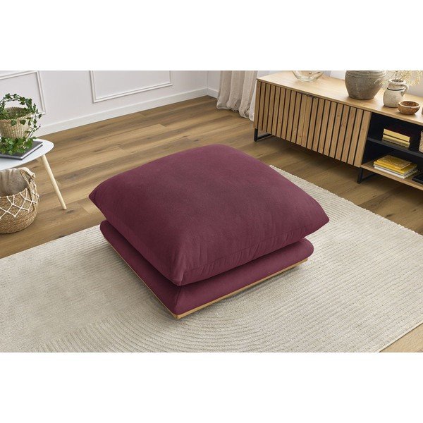 Bordowy podnóżek Ernest – Bobochic Paris-image-1