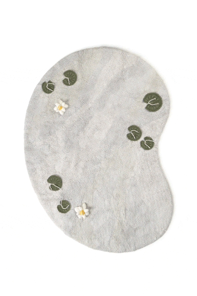 Jasnoszary bawełniany dziecięcy dywan do zabawy 130x170 cm Swan Lake – Lorena Canals-image-2