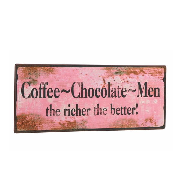 Tabliczka "Coffee-Chocolate-Men"
