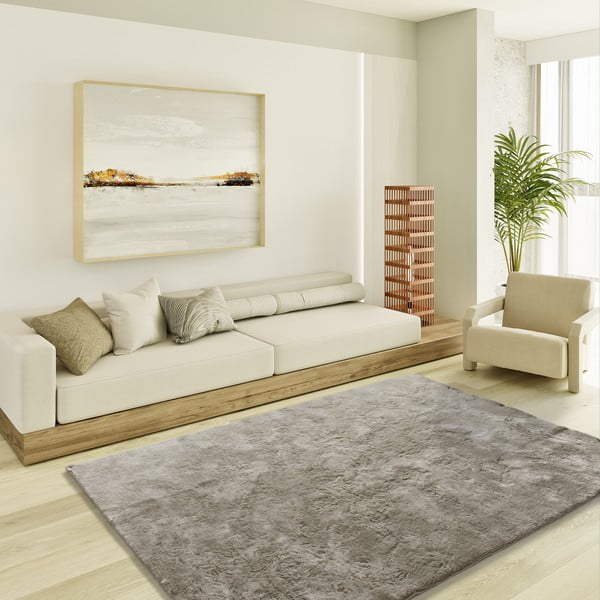 Szarobeżowy dywan 140x200 cm Roma – Universal-image-1