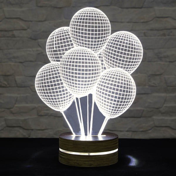 Lampa 3D stołowa Ballons