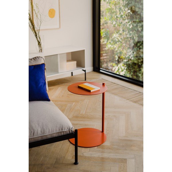 Stalowy okrągły stolik 41x40 cm Ande – noo.ma-image-1