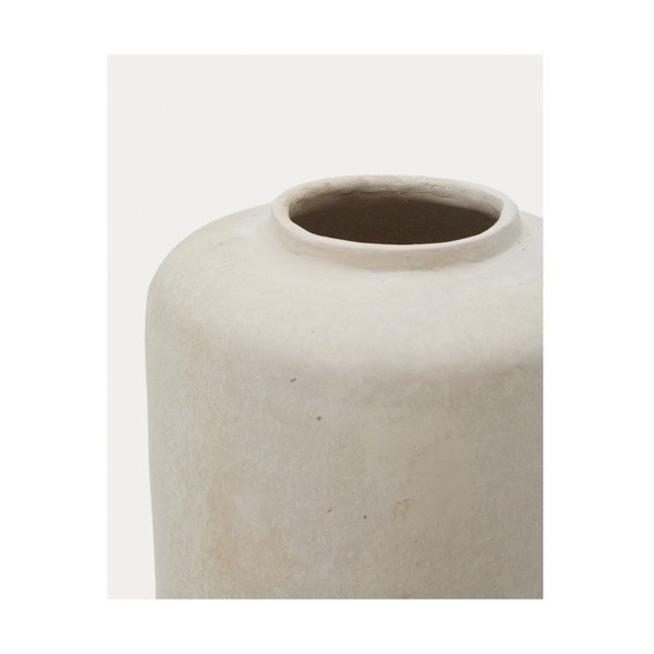 Kremowy wysoki wazon z papier mâché (wysokość 55 cm) Serina – Kave Home-image-3