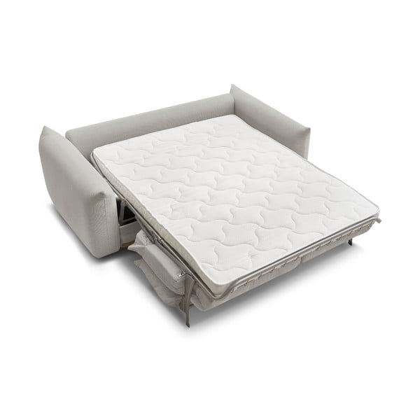 Jasnoszara rozkładana sofa 214 cm Ernest – Bobochic Paris-image-4