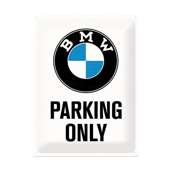 Tabliczka blaszana BMW Parkings, 30x40 cm