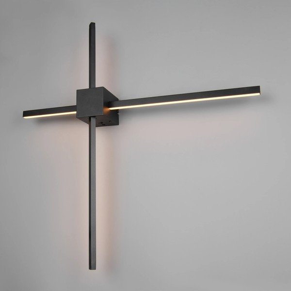 Kinkiet LED ze ściemniaczem w kolorze matowej czerni Cassino – Trio-image-2