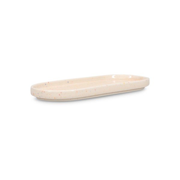 Beżowy porcelanowy talerz do serwowania Fika – ONA-image-2