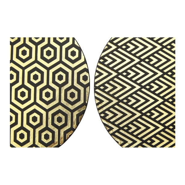 Maty stołowe ze sztucznej skóry i kartonu zestaw 4 szt. ø 25 cm Geome – Premier Housewares-image-4